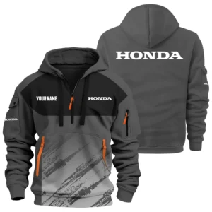 Honda Exclusive Logo Hoodie Half Zipper TTFSHHZ3D0819C04HOZ Hoodie