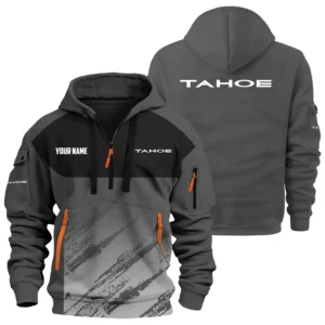 Tahoe Exclusive Logo Hoodie Half Zipper TTFSHHZ3D0819C04TAZ Hoodie