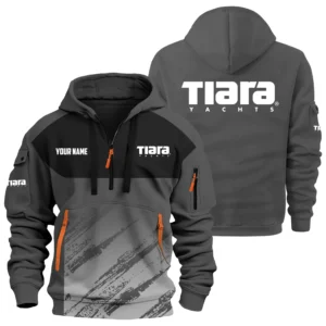 Tiara Yachts Exclusive Logo Hoodie Half Zipper TTFSHHZ3D0819C04TYZ Hoodie