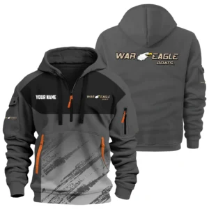 War Eagle Exclusive Logo Hoodie Half Zipper TTFSHHZ3D0819C04WEZ Hoodie