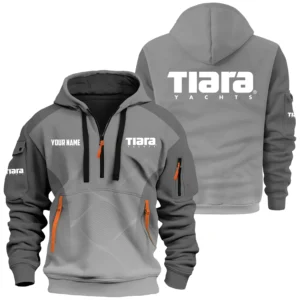 Tiara Yachts Exclusive Logo Hoodie Half Zipper TTFSHHZ3D0819C05TYZ Hoodie