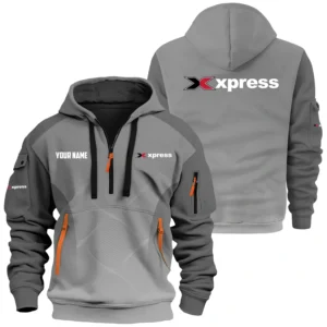 Xpress Exclusive Logo Hoodie Half Zipper TTFSHHZ3D0819C05XBZ Hoodie
