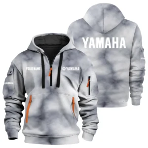 Yamaha Exclusive Logo Hoodie Half Zipper TTFSHHZ3D0819C06YZ Hoodie