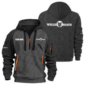 Willie Exclusive Logo Hoodie Half Zipper TTFSHHZ3D0819C08WIZ Hoodie