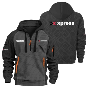 Xpress Exclusive Logo Hoodie Half Zipper TTFSHHZ3D0819C08XBZ Hoodie