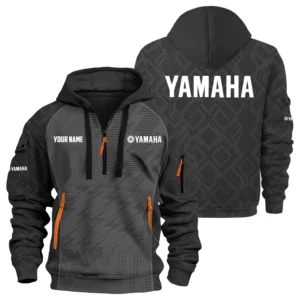 Yamaha Exclusive Logo Hoodie Half Zipper TTFSHHZ3D0819C08YZ Hoodie