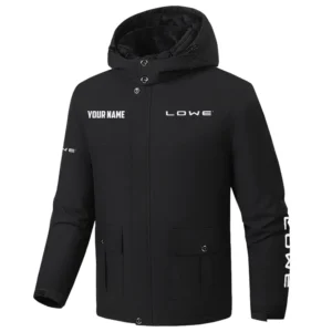 Lowe Exclusive Logo Fleece Waterproof Warm Coat Detachable Hood TTFSH9270819LWZ Coat