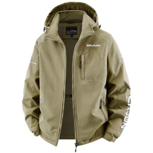 Cajun Exclusive Logo Fleece Hoodied Windbreaker Jacket Detachable Hood TTFSV2020819CJZ Jacket