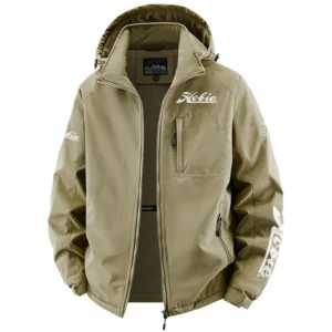 Hobie Exclusive Logo Fleece Hoodied Windbreaker Jacket Detachable Hood TTFSV2020819HEZ Jacket