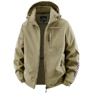 Stratos Exclusive Logo Fleece Hoodied Windbreaker Jacket Detachable Hood TTFSV2020819SAZ Jacket