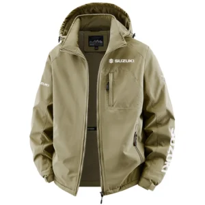 Suzuki Exclusive Logo Fleece Hoodied Windbreaker Jacket Detachable Hood TTFSV2020819SUZ Jacket