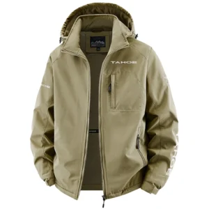 Tahoe Exclusive Logo Fleece Hoodied Windbreaker Jacket Detachable Hood TTFSV2020819TAZ Jacket