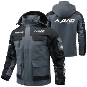 Avid Exclusive Logo Water Resistant Outdoor Jacket Detachable Hood TTFSV2030819AVZ Jacket