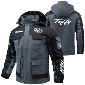Tuffy Exclusive Logo Water Resistant Outdoor Jacket Detachable Hood TTFSV2030819TUZ Jacket