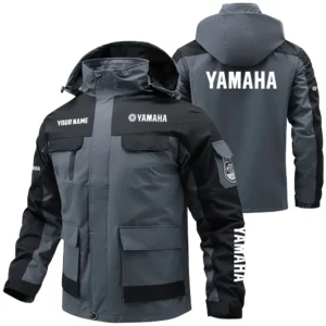 Yamaha Exclusive Logo Water Resistant Outdoor Jacket Detachable Hood TTFSV2030819YZ Jacket