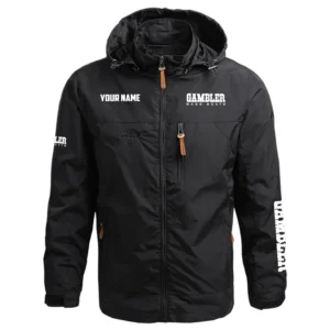 Gambler Exclusive Logo Waterproof Outdoor Jacket Detachable Hood TTFSWOJCN2510GBZ Jacket