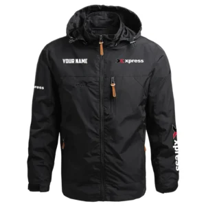 Xpress Exclusive Logo Waterproof Outdoor Jacket Detachable Hood TTFSWOJCN2510XBZ Jacket