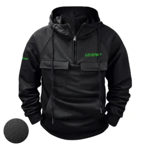 Legend Bass Boats Exclusive Logo Tactical Quarter Zip Hoodie HCPDTQH8LBBOZ Hoodie