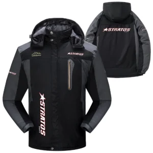 Stratos Exclusive Logo Fleece Windbreaker Jacket Detachable Hood TTFSDFJ2510SAZ Jacket