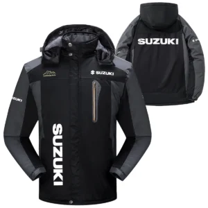 Suzuki Exclusive Logo Fleece Windbreaker Jacket Detachable Hood TTFSDFJ2510SUZ Jacket