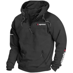 Xpress Exclusive Logo Tactical Quarterzip Hoodie TTFSH1880819XBZ Hoodie