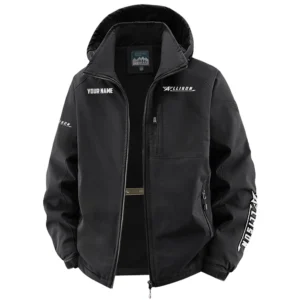 Allison Exclusive Logo Fleece Windbreaker Jacket Detachable Hood TTFSV202C0819ALZ Jacket