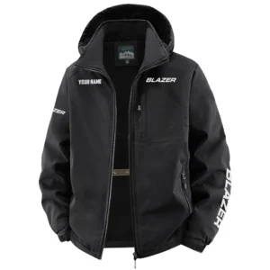 Blazer Exclusive Logo Fleece Windbreaker Jacket Detachable Hood TTFSV202C0819BLZ Jacket