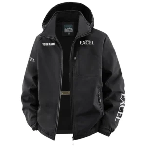 Excel Exclusive Logo Fleece Windbreaker Jacket Detachable Hood TTFSV202C0819EXZ Jacket