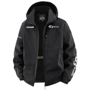 G3 Exclusive Logo Fleece Windbreaker Jacket Detachable Hood TTFSV202C0819G3Z Jacket