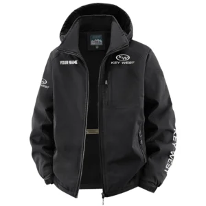 Key West Exclusive Logo Fleece Windbreaker Jacket Detachable Hood TTFSV202C0819KWZ Jacket
