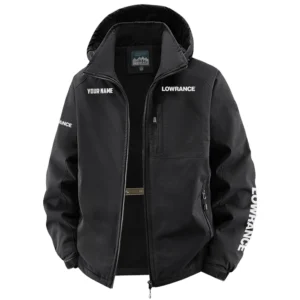 Lowrance Exclusive Logo Fleece Windbreaker Jacket Detachable Hood TTFSV202C0819LZ Jacket