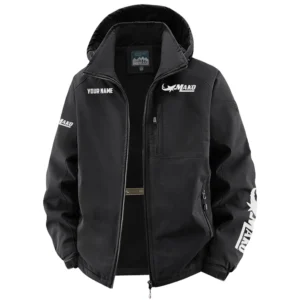 Mako Exclusive Logo Fleece Windbreaker Jacket Detachable Hood TTFSV202C0819MAZ Jacket