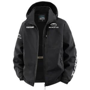 Sea Fox Exclusive Logo Fleece Windbreaker Jacket Detachable Hood TTFSV202C0819SFZ Jacket