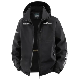 Willie Exclusive Logo Fleece Windbreaker Jacket Detachable Hood TTFSV202C0819WIZ Jacket