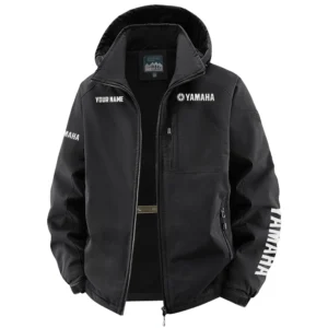 Yamaha Exclusive Logo Fleece Windbreaker Jacket Detachable Hood TTFSV202C0819YZ Jacket