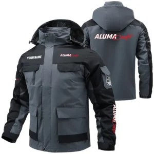 Alumacraft Exclusive Logo Water Resistant Fleece Jacket Detachable Hood TTFSV203F0819ACZ Jacket
