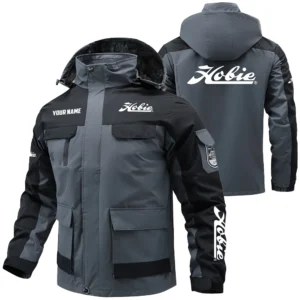 Hobie Exclusive Logo Water Resistant Fleece Jacket Detachable Hood TTFSV203F0819HEZ Jacket