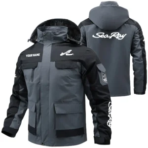Sea Ray Exclusive Logo Water Resistant Fleece Jacket Detachable Hood TTFSV203F0819SYZ Jacket