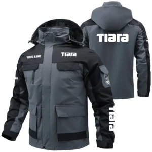 Tiara Yachts Exclusive Logo Water Resistant Fleece Jacket Detachable Hood TTFSV203F0819TYZ Jacket