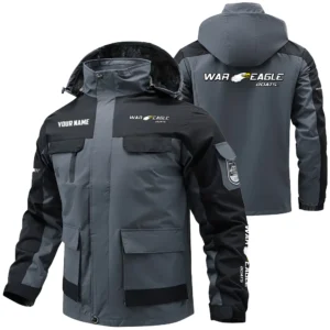 War Eagle Exclusive Logo Water Resistant Fleece Jacket Detachable Hood TTFSV203F0819WEZ Jacket
