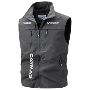 Caymas Exclusive Logo Multi-Pocket Sleeveless Vest TTFSV2100819CBZ Vest