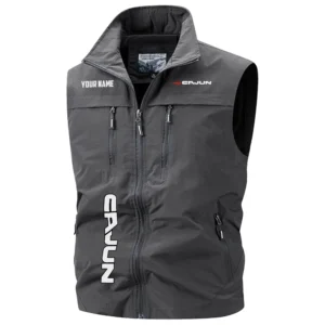 Cajun Exclusive Logo Multi-Pocket Sleeveless Vest TTFSV2100819CJZ Vest