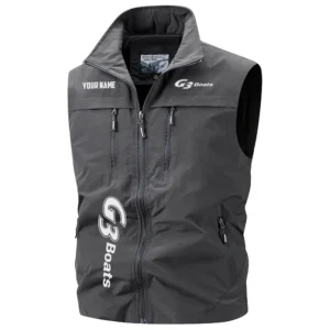 G3 Exclusive Logo Multi-Pocket Sleeveless Vest TTFSV2100819G3Z Vest