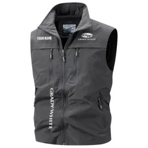 Grady-White Exclusive Logo Multi-Pocket Sleeveless Vest TTFSV2100819GWZ Vest