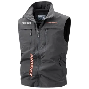 Phoenix Exclusive Logo Multi-Pocket Sleeveless Vest TTFSV2100819PBZ Vest