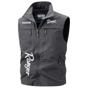 Ranger Exclusive Logo Multi-Pocket Sleeveless Vest TTFSV2100819RBZ Vest