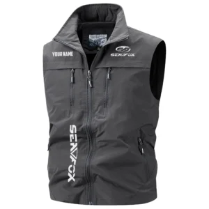 Sea Fox Exclusive Logo Multi-Pocket Sleeveless Vest TTFSV2100819SFZ Vest