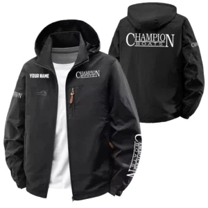 Champion Exclusive Logo Softshell Waterproof Outdoor Jacket Detachable Hood TTFSWOJA0819CHZ Jacket