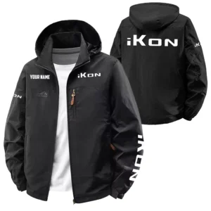 Ikon Exclusive Logo Softshell Waterproof Outdoor Jacket Detachable Hood TTFSWOJA0819IBZ Jacket