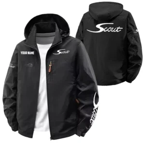 Scout Exclusive Logo Softshell Waterproof Outdoor Jacket Detachable Hood TTFSWOJA0819SSZ Jacket
